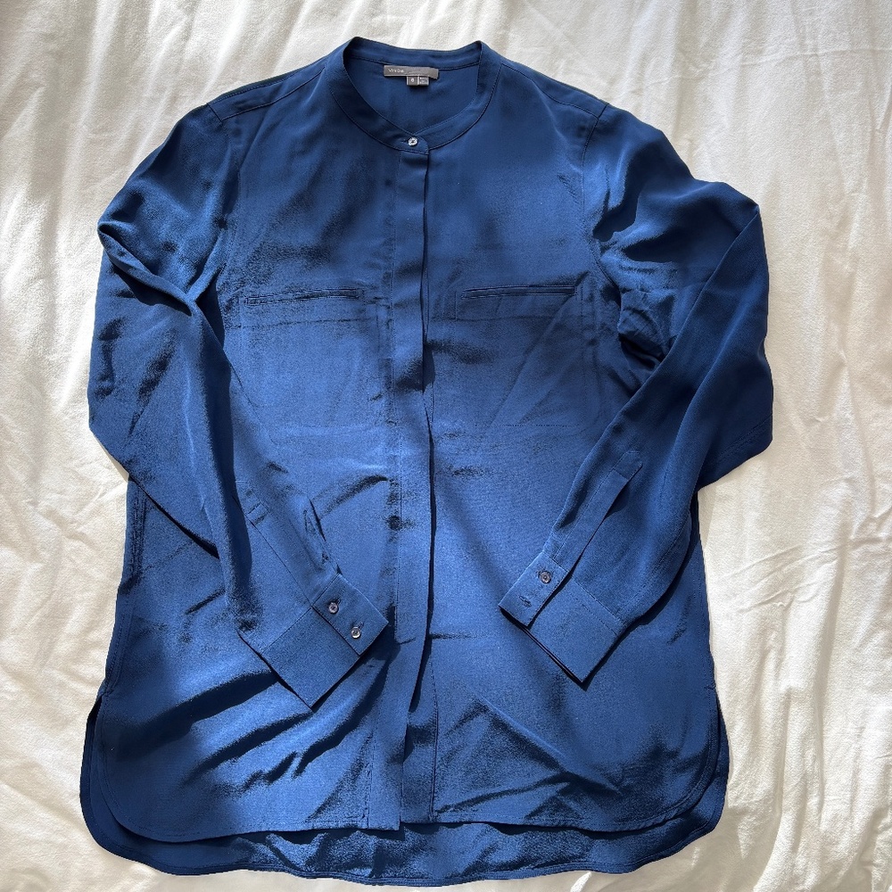 100% Silk Vince Top